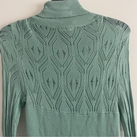 Free People Intimately pretty in pointelle green bodysuit 20421 - Picture 5 of 11